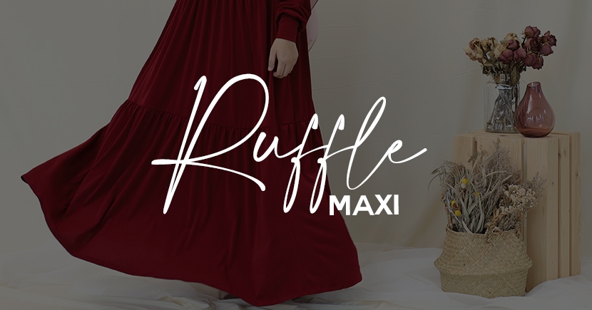 Ruffle Maxi